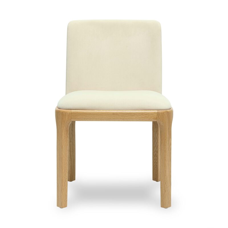 Rebecca Light Blue Performance Velvet Dining Chair