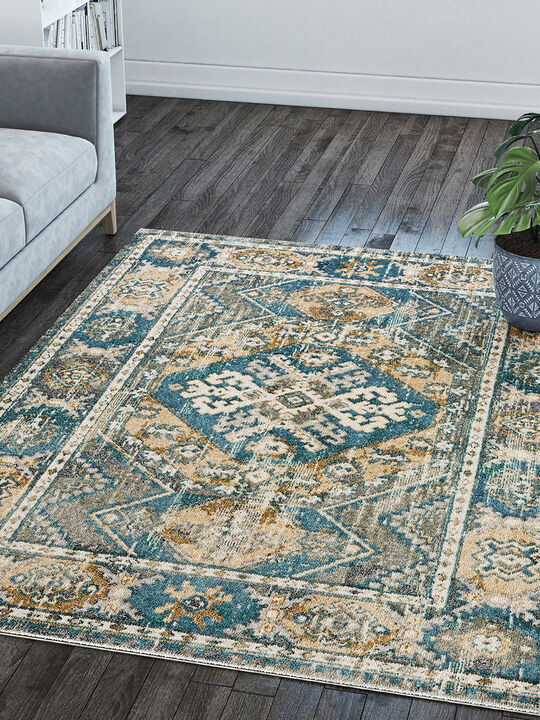 Karma KM22 Charcoal 3'3" x 5'1" Rug