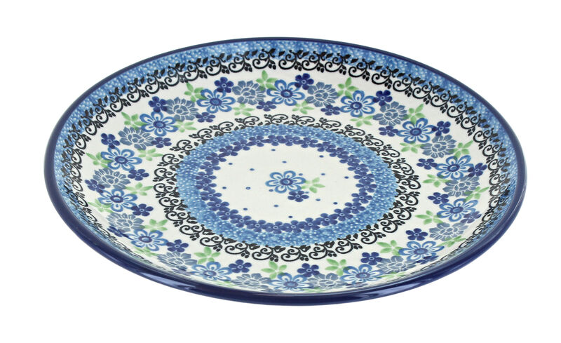 Blue Rose Polish Pottery Eliza Dessert Plate