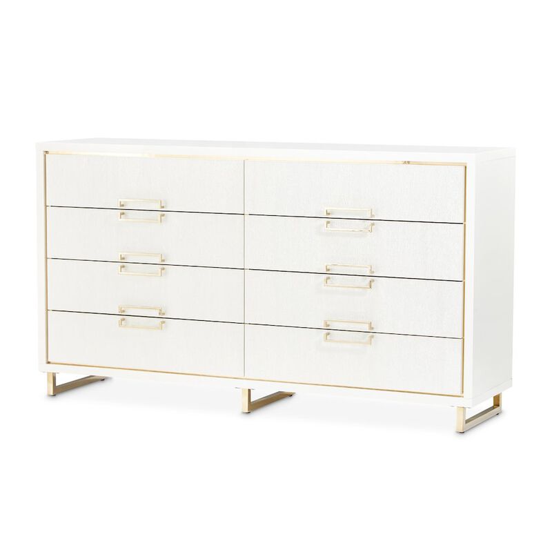 Michael Amini Palm Gate Dresser - Cloud White