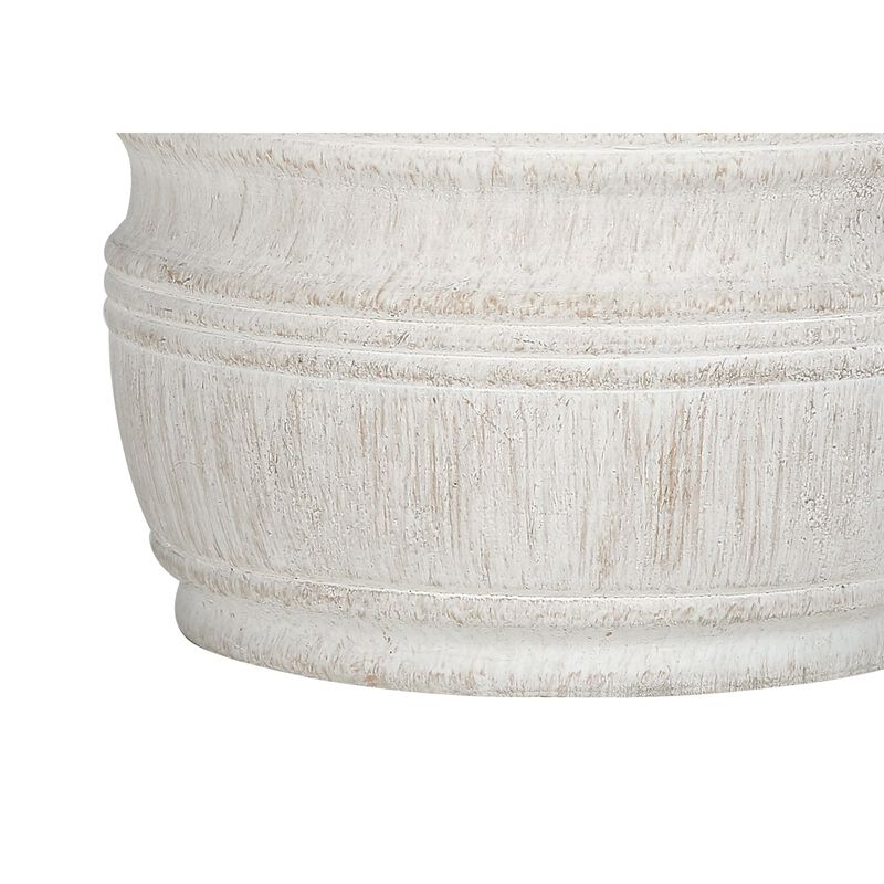 Monarch Specialties I 9706 - Lighting, 28"H, Table Lamp, Cream Resin, Ivory / Cream Shade, Transitional