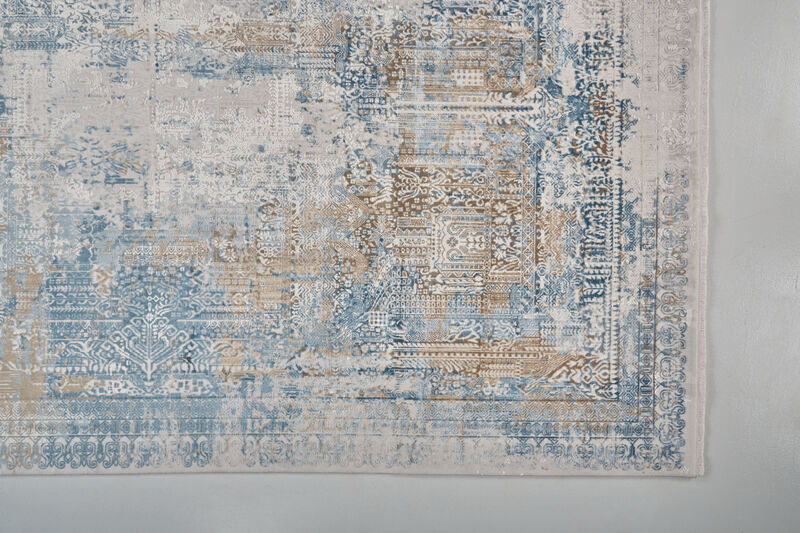 Cadiz 3890F Blue/Gray/Gold 3'1" x 5' Rug