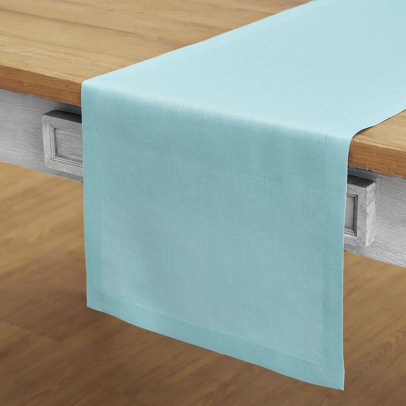Solino Home 100% Pure Linen Table Runner | Fete for Valentine;s