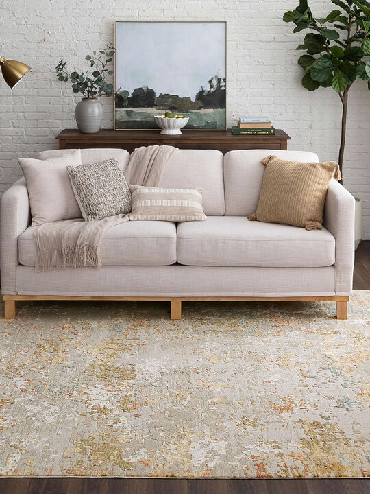 Memento Sentimental Beige 6' 6" X  9' 10" Rug