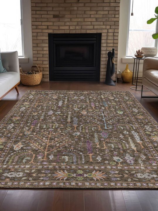 Hatay HY5 Brown 9' x 12' Rug