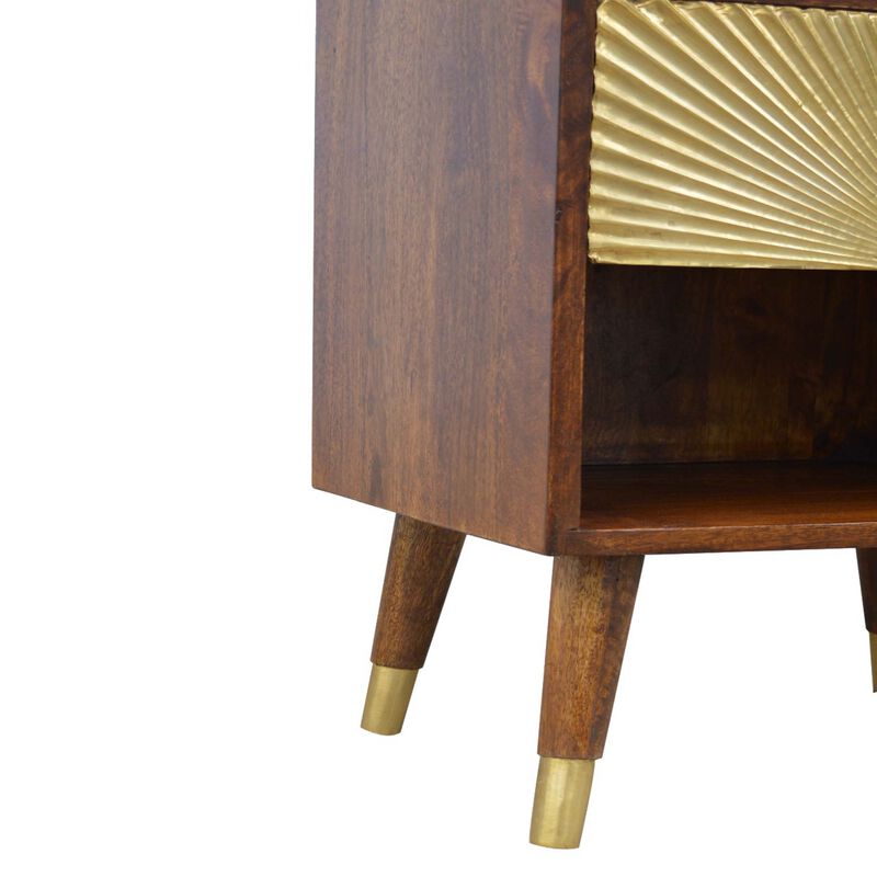 Manila Gold 1 Drawer Nightstand