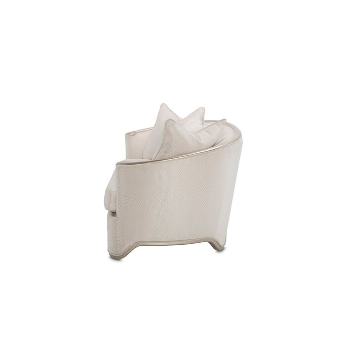 Michael Amini London Place Chair and a Half - Champagne