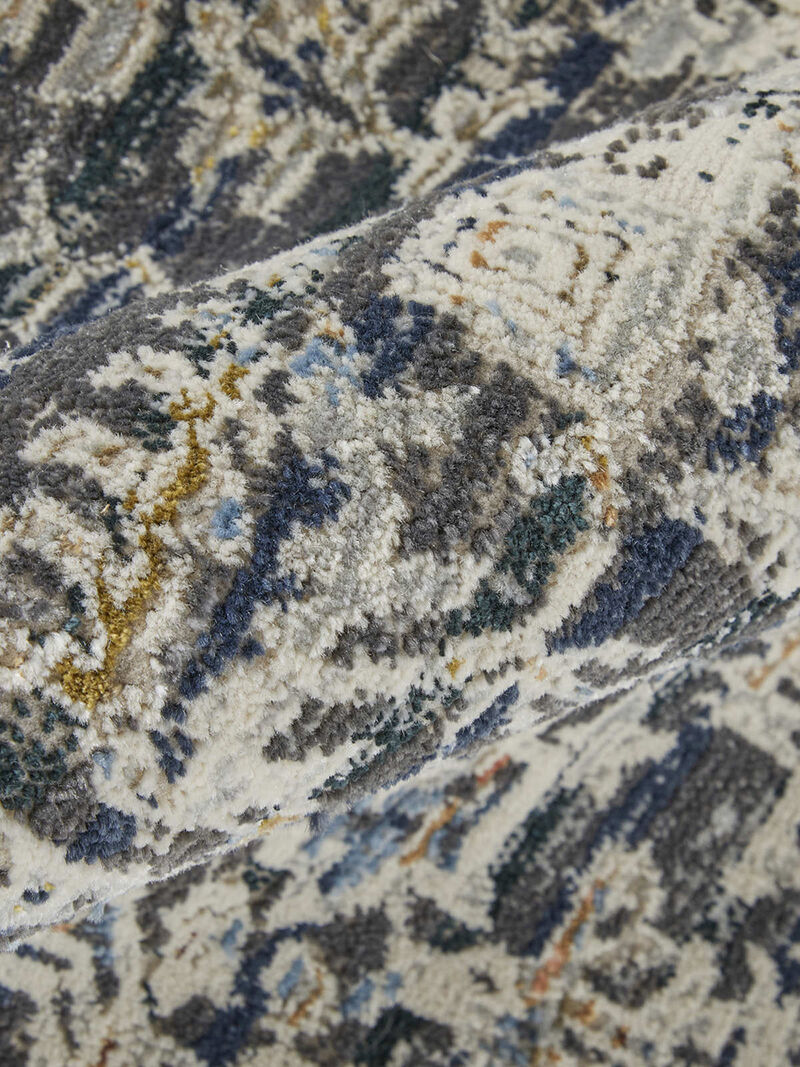 Kaia 39HUF 3' x 5' Ivory/Gray/Taupe Rug