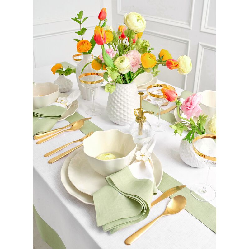 Solino Home 100% Pure Linen 14 x 19 Inch Placemats Set of 4 | Contempo