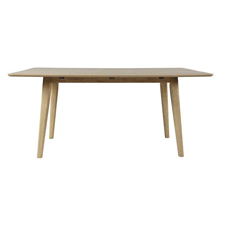 Jofran Bowie 66 Harvest Mid-Century Modern Drop-Leaf Dining Table