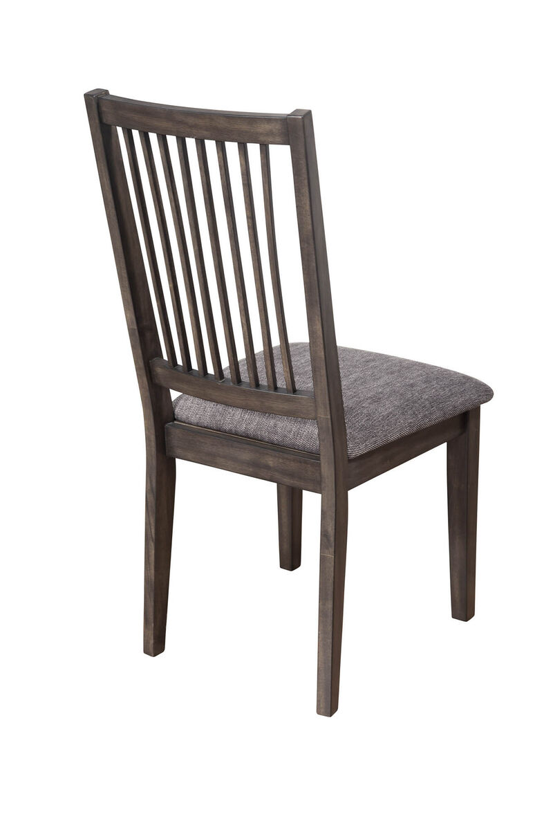 Lennox Set of 2 Side Chairs, Dark Tobacco