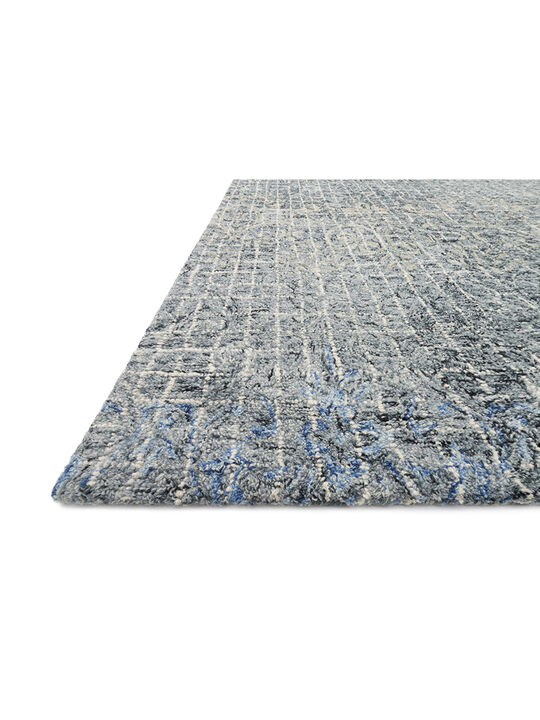 Tatum TW04 Ink/Blue 3'6" x 5'6" Rug