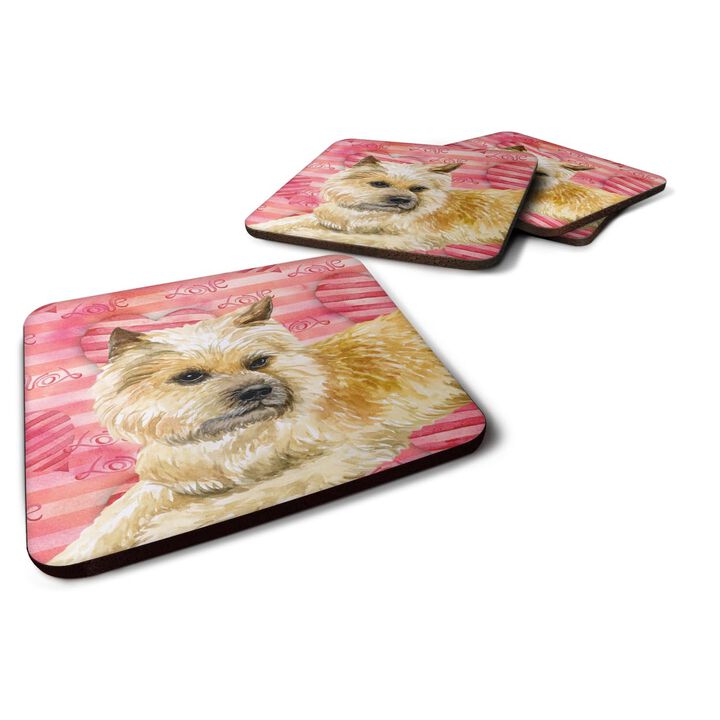 Caroline's Treasures Cairn Terrier Love Decorative coasters, Multicolor
