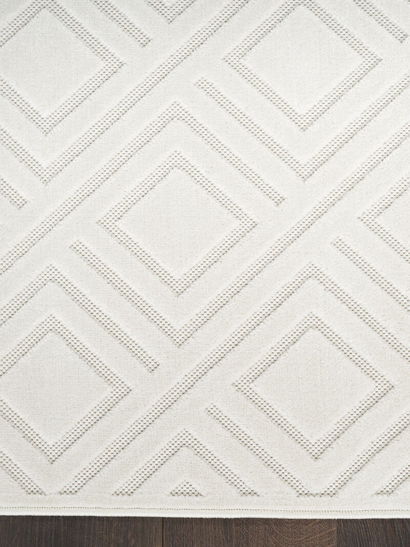 Care Free CAF03 Ivory 9'2" x 12' Rug