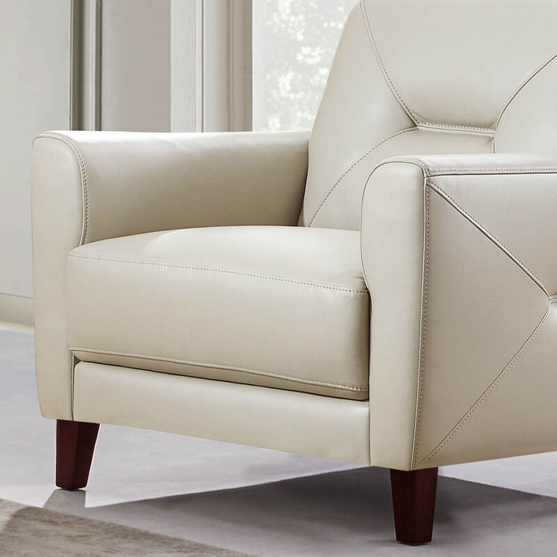 Mavis Top Grain Leather Chair