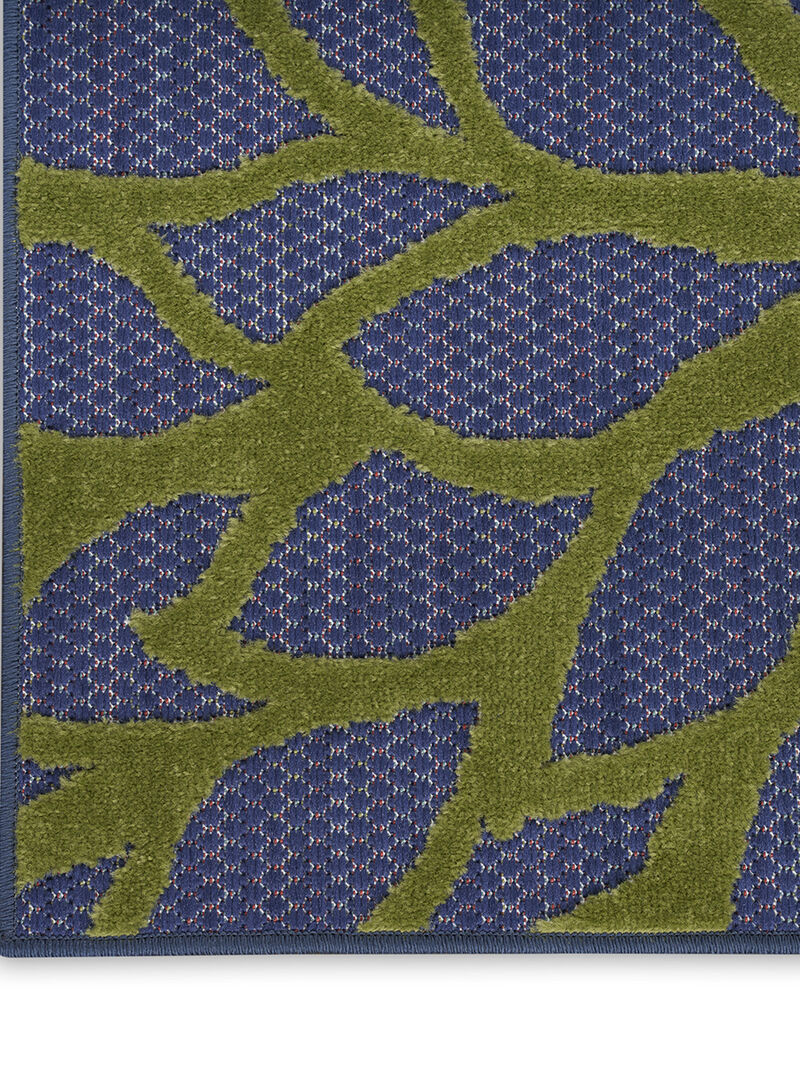 Aloha ALH05 Navy/Multicolor 3'6" x 5'6" Rug