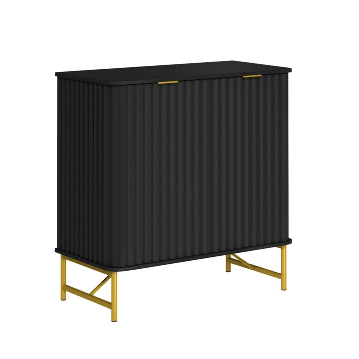 2-Door Accent Cabinet Storage Cabinet