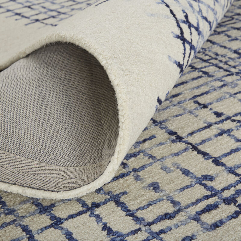 Maddox 8630F Ivory/Blue 3'6" x 5'6" Rug