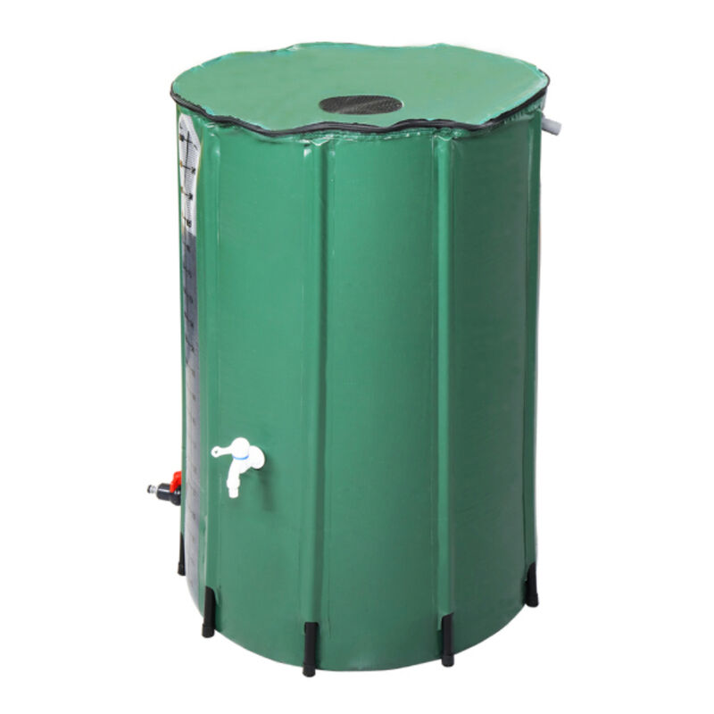 Durable PVC Rain Bucket with Scale, Water Measurement Bucket for Garden or Yard
