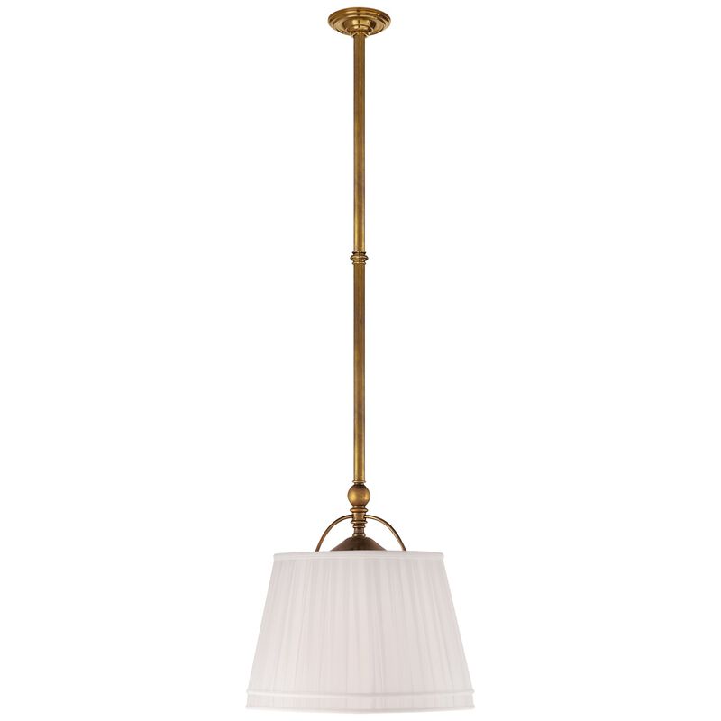Sloane Single Shop Light in Antique-Burnished Brass