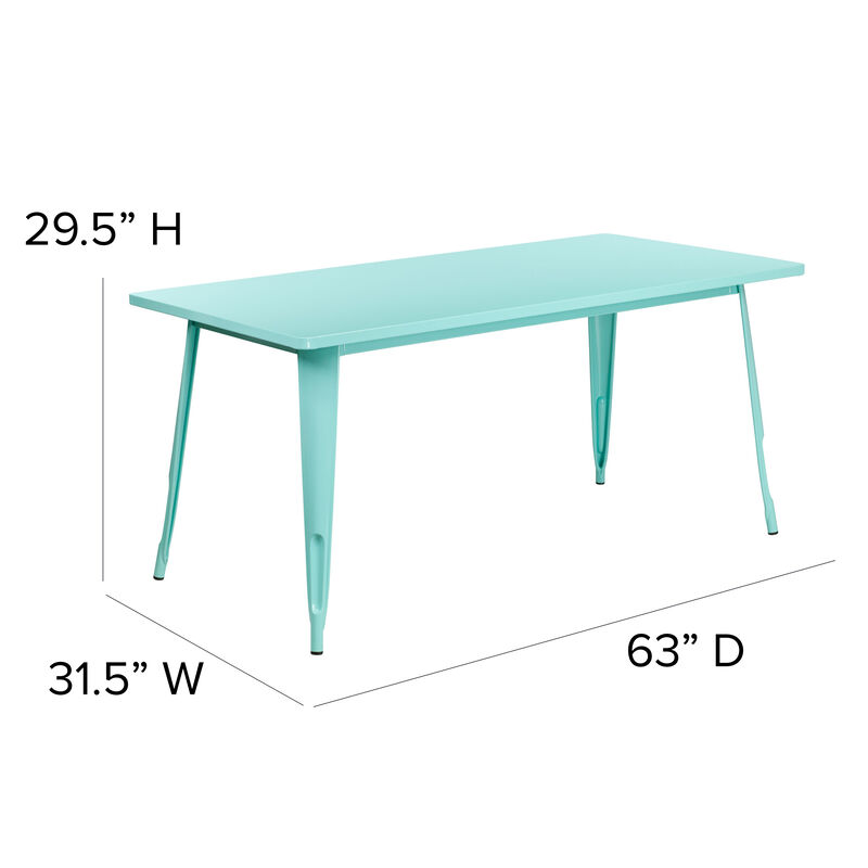 Metal Colorful Restaurant Tables