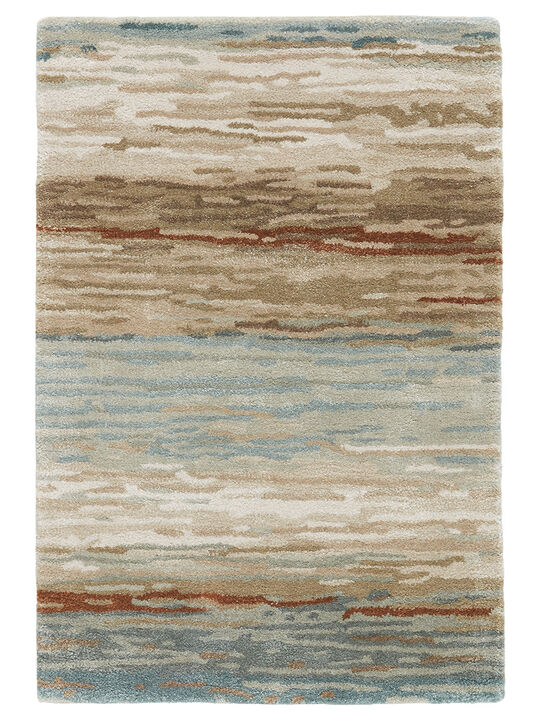 Genesis Mondrian Tan/Taupe 10' x 14' Rug