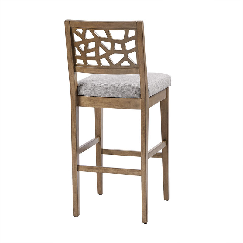 Gracie Mills Jayne Contemporary Oak Veneer Barstool