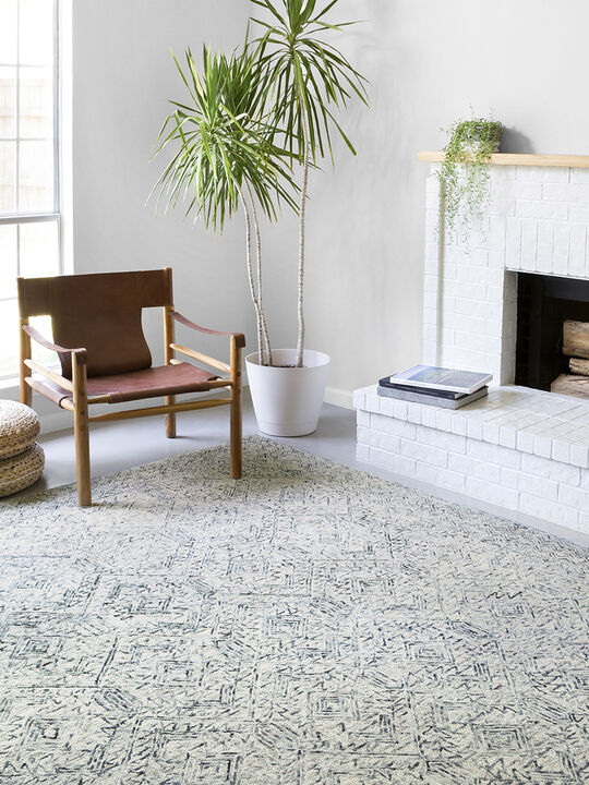 Ziva ZV03 Bluestone 3'6" x 5'6" Rug