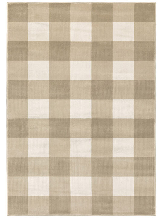 Georgia 7'10" x 10' Beige Rug