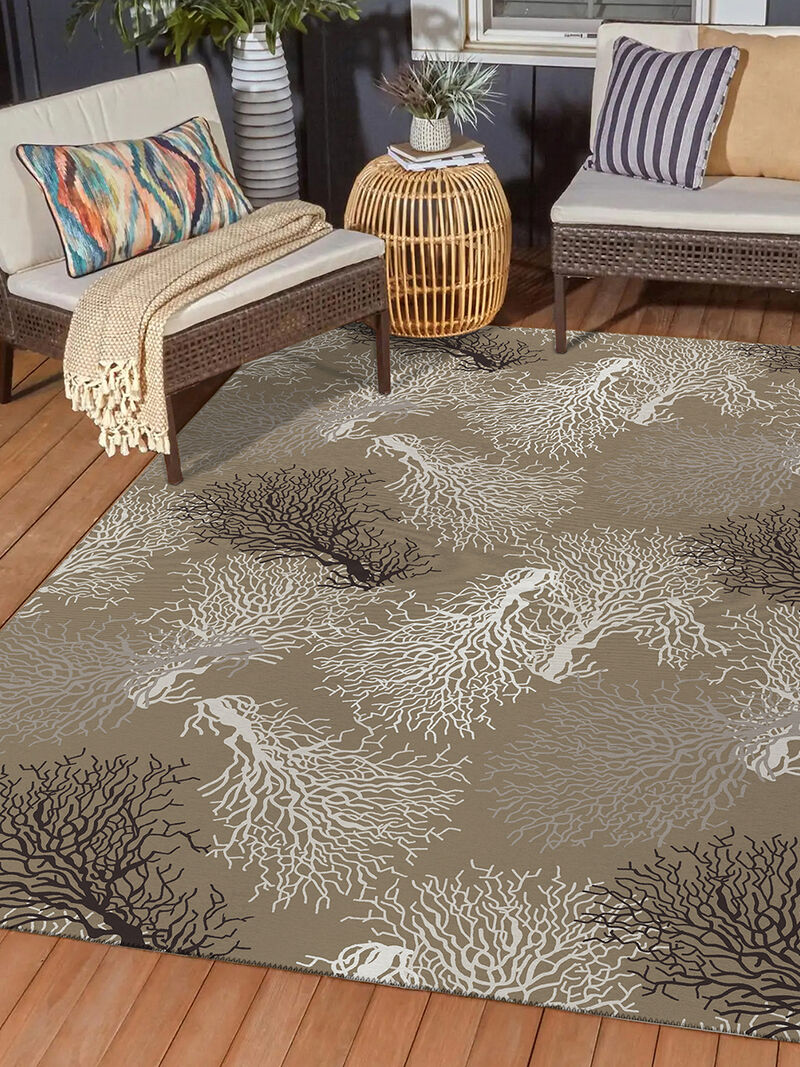 Seabreeze SZ3 Taupe 5' x 7'6" Rug