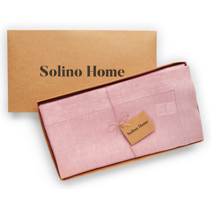 Solino Home 100% Pure Linen Tablecloth | Athena for Spring and Easter