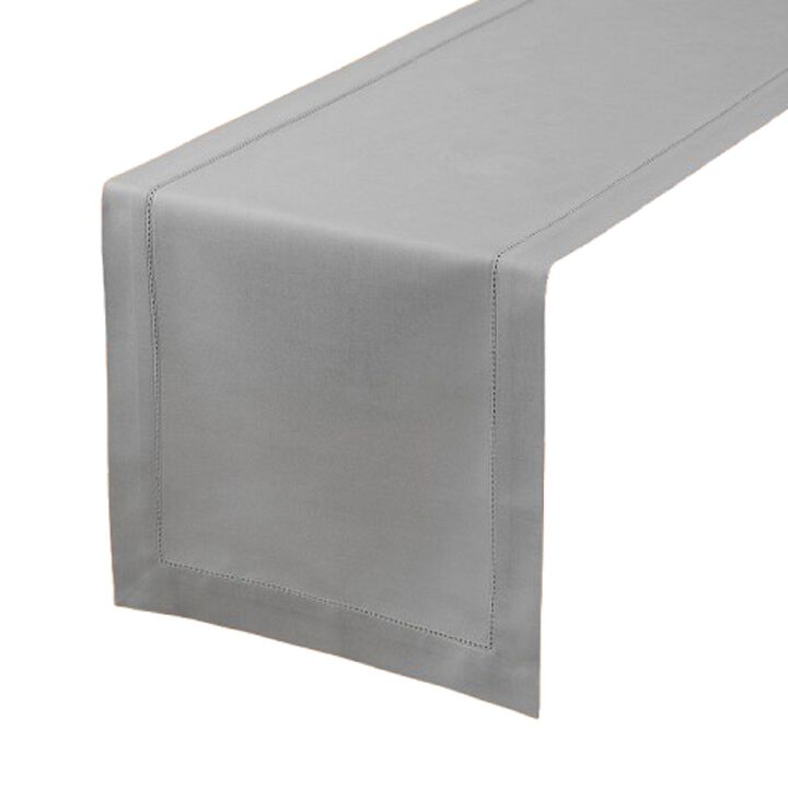 Solino Home Cotton Linen Hemstitch Table Runner