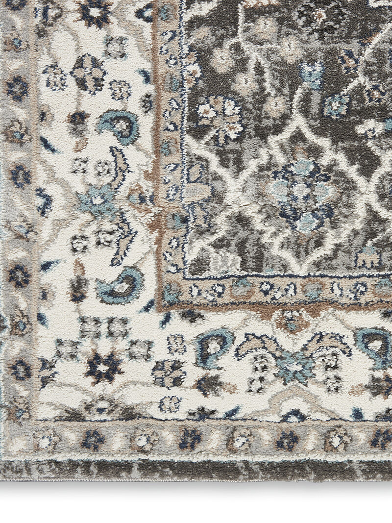 American Manor AMR01 Gray/Ivory 3'11" x 5'11" Rug