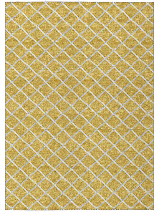 York YO1 Gold 9' x 12' Rug