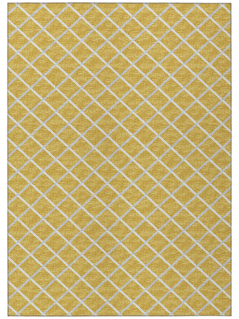 York YO1 Gold 9' x 12' Rug