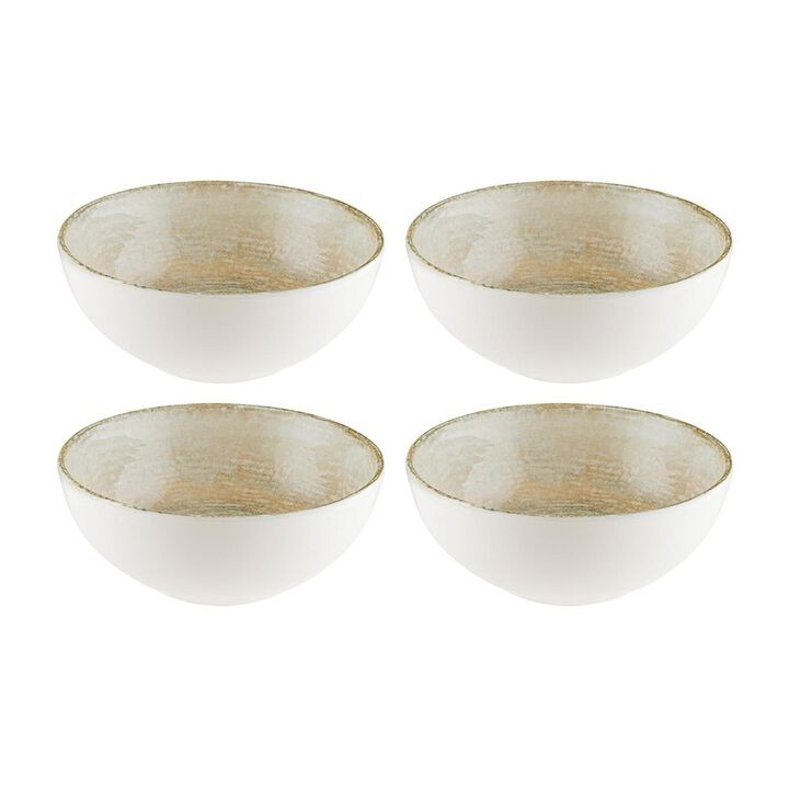 Patera dia.5.5" h:2.5" 15 oz. Round Decorated Porcelain Bowl (Set of 4)