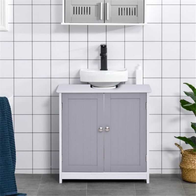 Bathroom Storage Cabinet with Shelves & Doors for Stylish & Space-Saving Organization