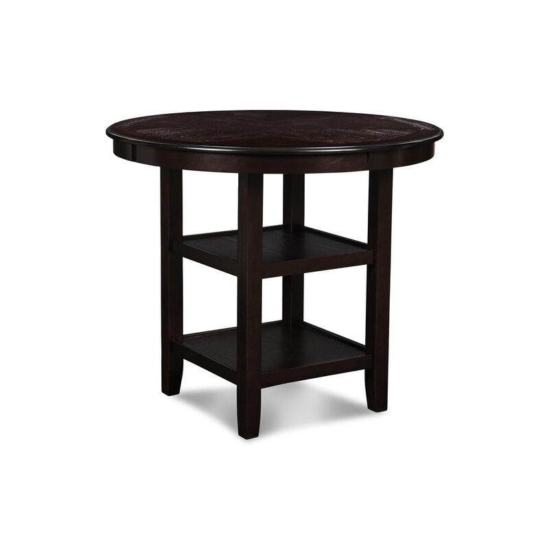 New Classic Furniture Furniture Gia 5-Piece Transitional Wood Dining Set in Ebony