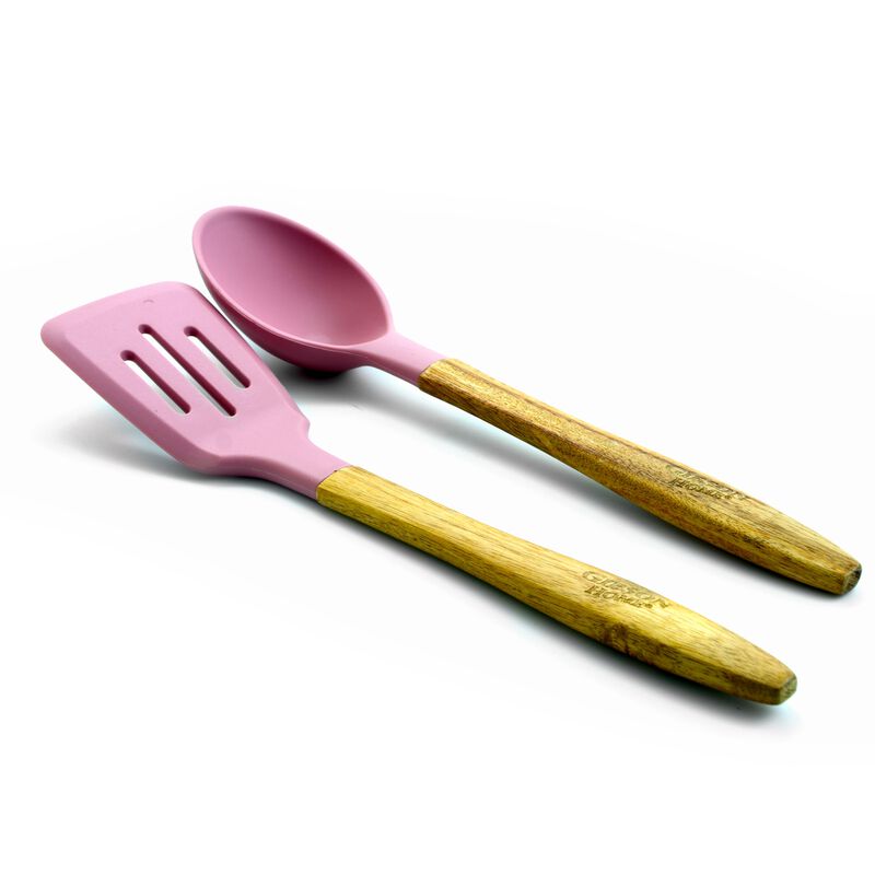 Gibson Home Plaza Cafe 7 Piece Aluminum Nonstick Cookware Set in Lavender