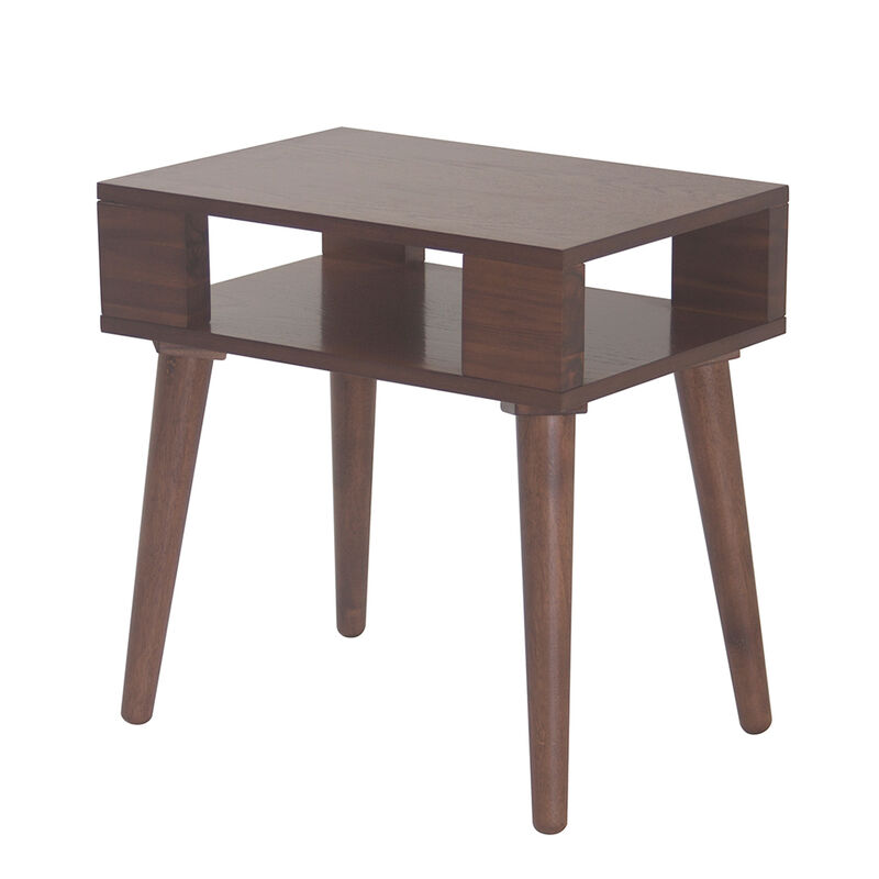 Gracie Mills Kinney Mid-Century Wood End Table