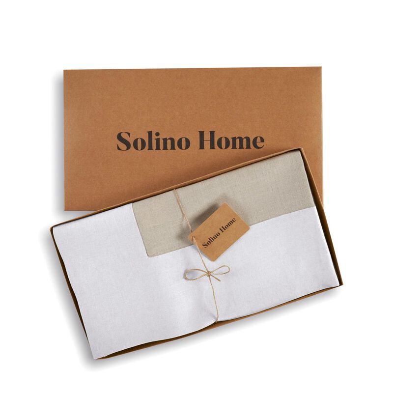 Solino Home 100% Pure Linen Tablecloth | Contempo