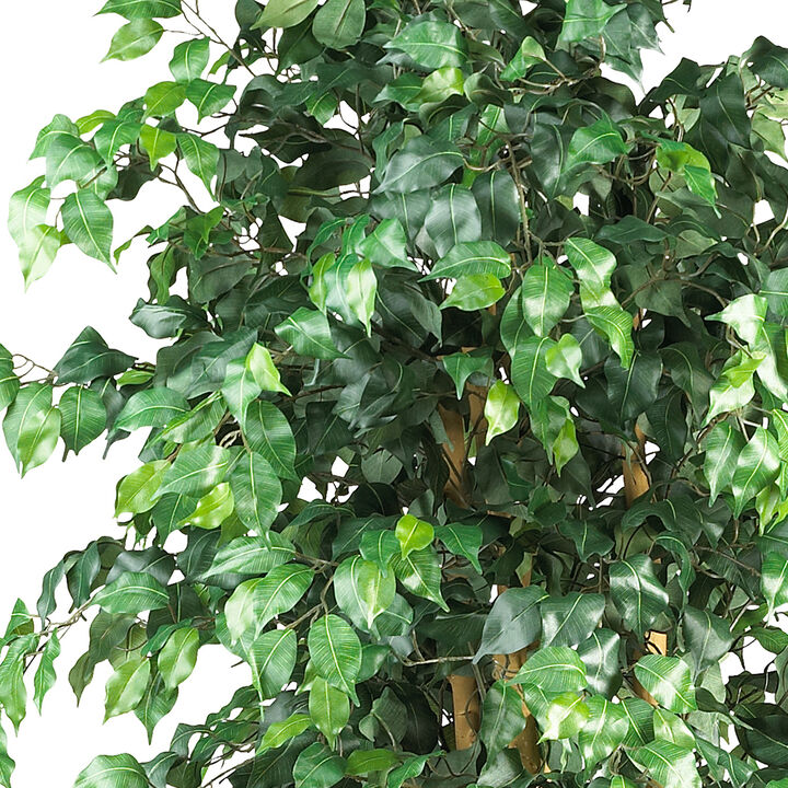 Nearly Natural 6-ft  Palace Style Ficus Tree w/1,596 Lvs