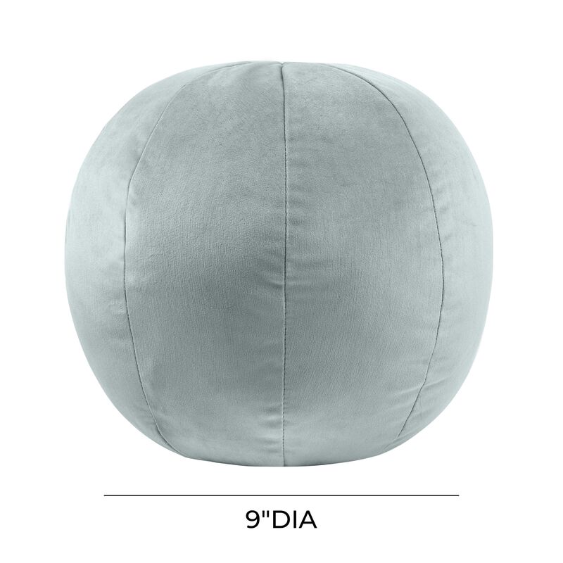 Boba 9 Inch Sea Blue Velvet Pillow