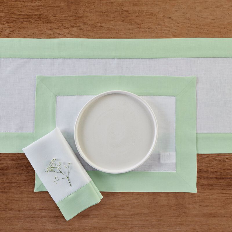 Solino Home 100% Pure Linen 14 x 19 Inch Placemats Set of 4 | Contempo