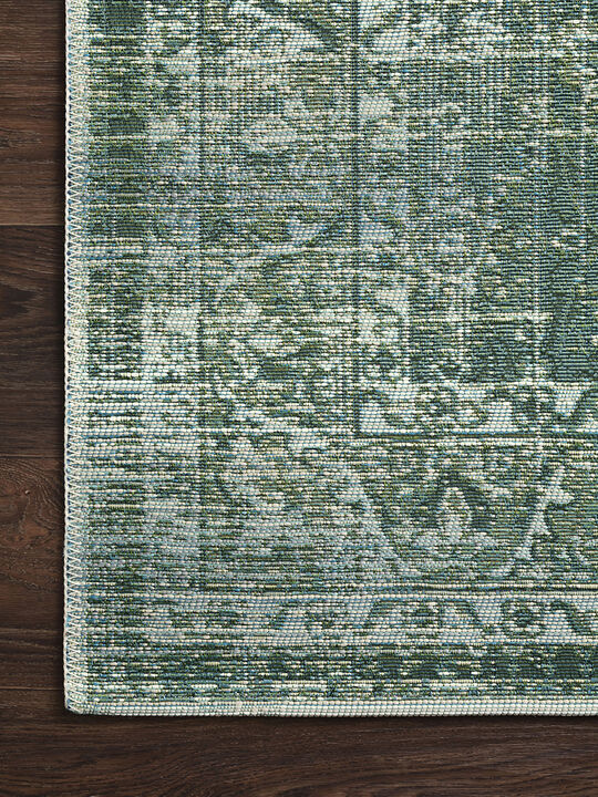 Mika MIK06 Green/Mist 18" x 18" Sample Rug