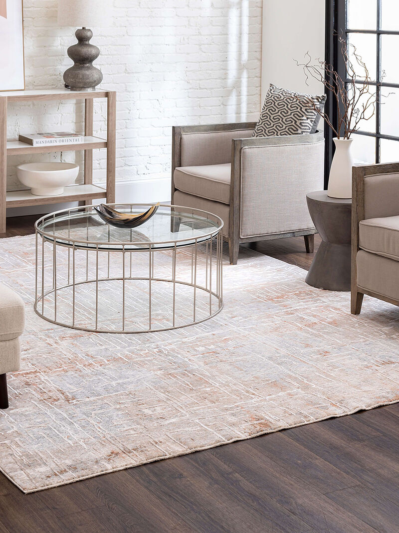 Solitude Bellisima Beige Cream 10' X 13' 6" Rug