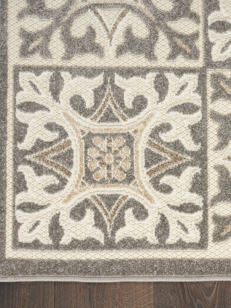 Aloha ALH34 Ivory/Gray 6' x 9' Rug