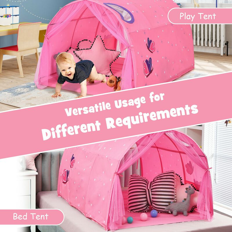 Kids Galaxy Starry Sky Dream Portable Play Tent with Double Net Curtain
