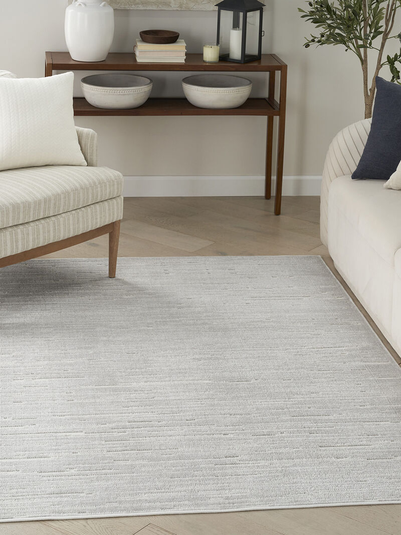 Care Free CAF04 Light Gray 3'11" x 5'11" Rug