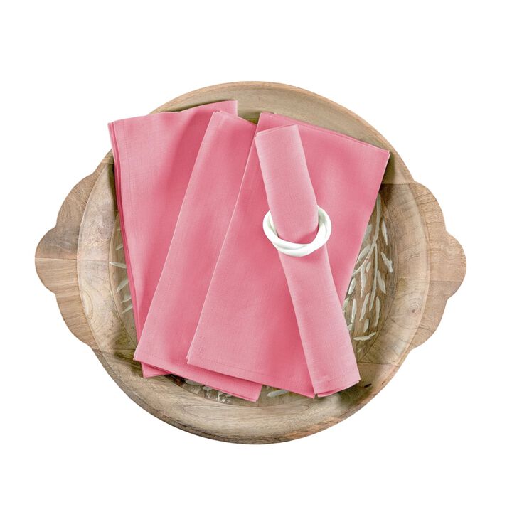 Solino Home 100% Pure Linen Dinner Napkins 20 x 20 Inch Set of 4 | Fete